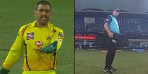 MS Dhoni Criticised for Bullying Umpire in IPL 2020